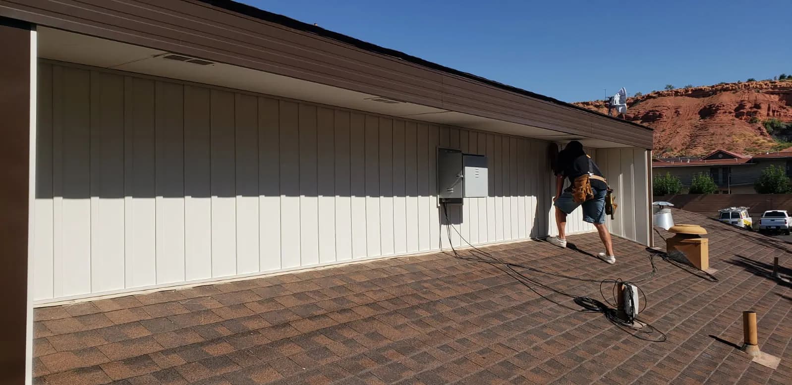 Siding, soffit and fascia work by Michael's Home Improvements in Southern Utah
